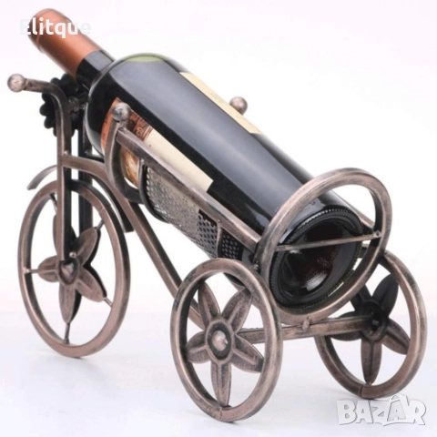 Метална поставка за вино Колело, снимка 5 - Други стоки за дома - 52709852