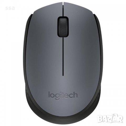 Logitech M170, безжична мишка, (1000 dpi), USB, сива - 24 месеца гаранция **, снимка 10 - Клавиатури и мишки - 35687380