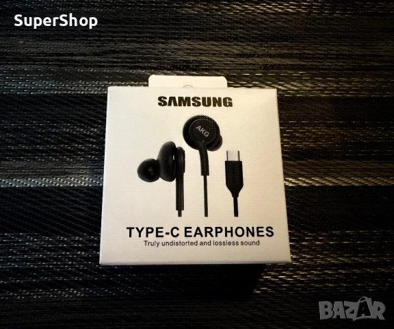 Слушалки Samsung AKG с микрофон Type C S20 S22 S23  S21 S25 S26 Note, снимка 2 - Резервни части за телефони - 52714709