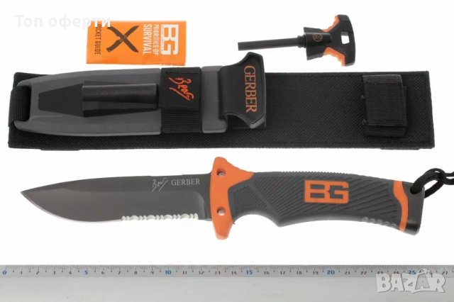 Нож за оцеляване Gerber Bear Grylls Survival - Gerber Bear Gryll, снимка 1 - Ножове - 41627541