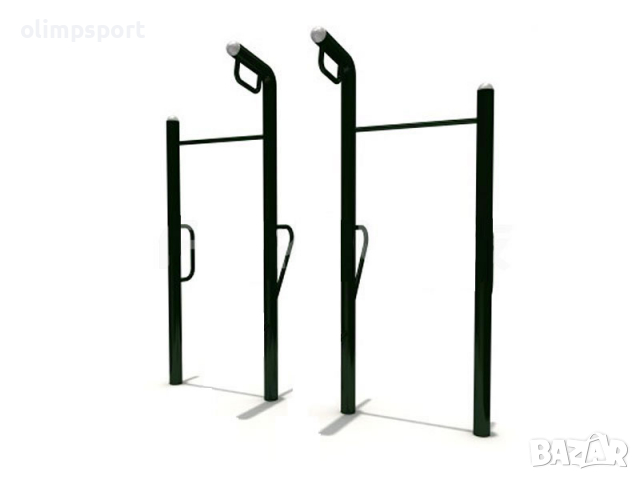 Външен гимнастически к-с – два лоста, халки и уред за кофички OF45 