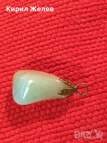 АРТ МЕДАЛЬОН с ПОЛУСКЪПОЦЕНЕН ЕСТЕСТВЕН КАМЪК МЛЕЧЕН КВАРЦ 25552, снимка 8 - Колиета, медальони, синджири - 35585587