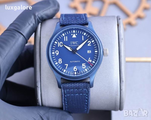 Мъжки часовник IWC Pilot's Laureus Sport for Good с автоматичен механизъм