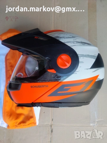 Модуларна каска Шуберт Schuberth Е1 L за мотор / мотоциклет, снимка 5 - Аксесоари и консумативи - 53791333