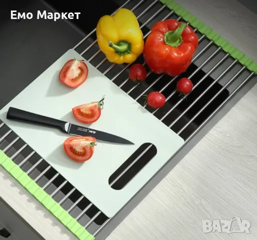 Сгъваема поставка за отцеждане от неръждаема стомана, снимка 11 - Други - 48936735