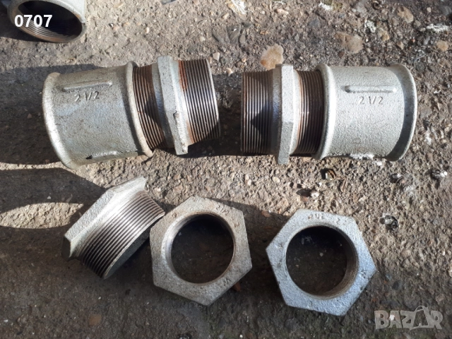 продавам Поцинковани фитинги 2 цола 2 1/2 цола 3 цола, снимка 4 - ВИК - 52812710
