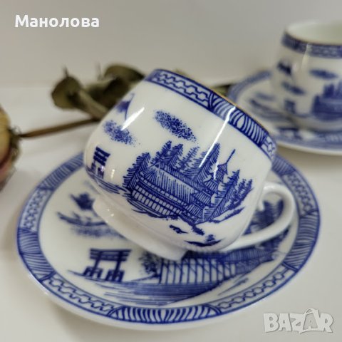 Колекционерски порцеланови чаши за кафе Artil Bone China, произведени в Румъния., снимка 4 - Чаши - 40892501