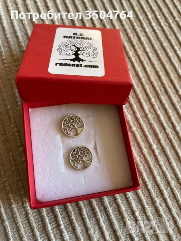 Сребърни обици, снимка 3 - Обеци - 52264179