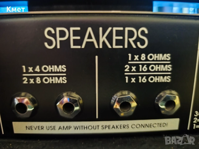 !!!ЗАПАЗЕН ДО 14.12!!! 100W 6 канала Hughes & Kettner Triamp MKI+MSM-1 MIDI + footswitch + reverb, снимка 6 - Китари - 51649307