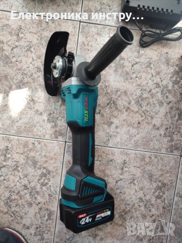 Нов акумулаторен ъглошлайф Werstil 125мм, снимка 3 - Градинска техника - 42378826