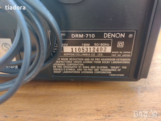 Denon DRM-710 3 heads / twin capstan , снимка 8 - Декове - 39689405