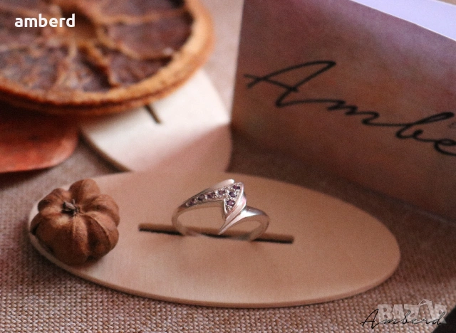 Сребърен пръстен - модел R033, снимка 5 - Пръстени - 53518273