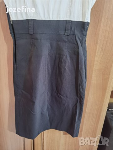 Рокля в бяло и черно, снимка 10 - Рокли - 37505716