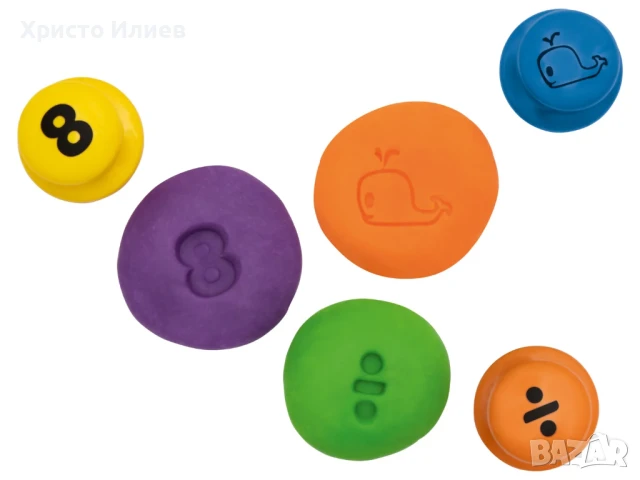 Комплект мек пластелин с аксесоари и печати моделин, снимка 6 - Образователни игри - 50660041