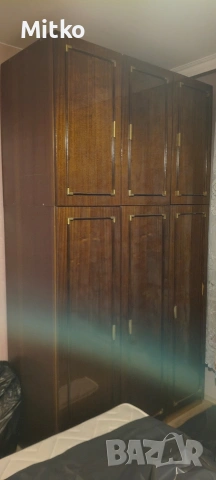 Трикрилен гардероб , снимка 3 - Гардероби - 53419797