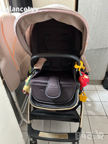 Бебешка количка 3 в 1 Chipolino Elite, снимка 5 - Детски колички - 44602463