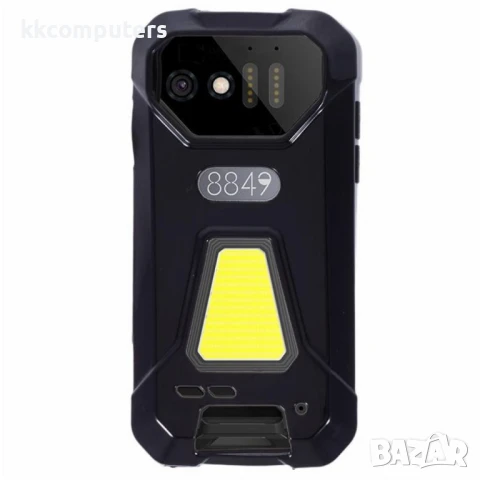 Гъвкав TPU Калъф + Скрийн Протектор за Unihertz Tank Mini – Прозрачен / Черен