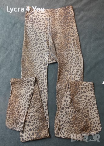 H&M 50 den нов чорапогащник M размер в леопардов принт , снимка 1 - Бельо - 41341643