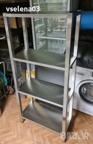 Стелаж от неръждаема стомана-нов, снимка 4 - Стелажи и щандове - 51046958