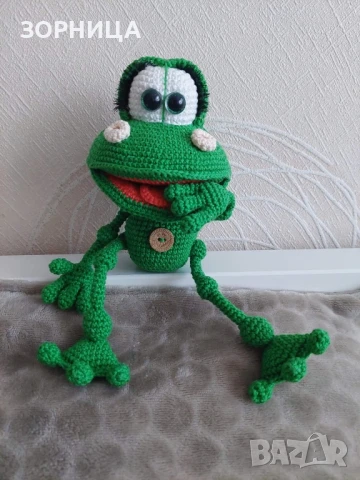 Плетена играчка Жаба