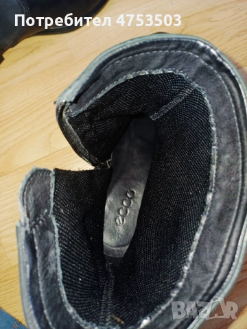 Ecco боти естествена кожа  39, снимка 12 - Дамски боти - 53757005