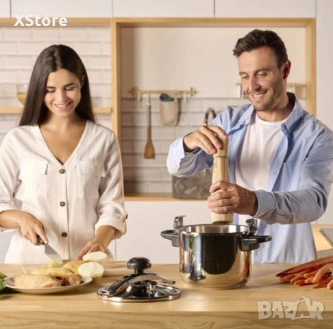 Тенджера под налягане Taurus Classic Moments 4L, снимка 6 - Съдове за готвене - 52496795