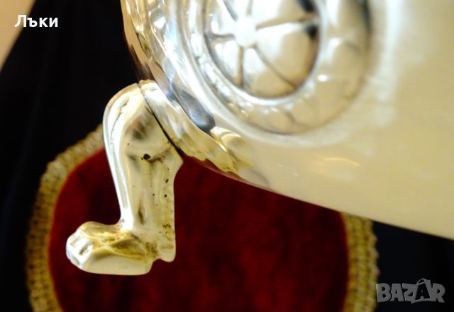 Бронзов съд с капак и лъвски лапи,кутия за бижута. , снимка 12 - Антикварни и старинни предмети - 40253250