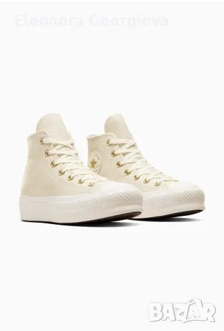 Кожени кецове Converse Chuck Taylor All Star Lift 39, снимка 2 - Кецове - 55966038
