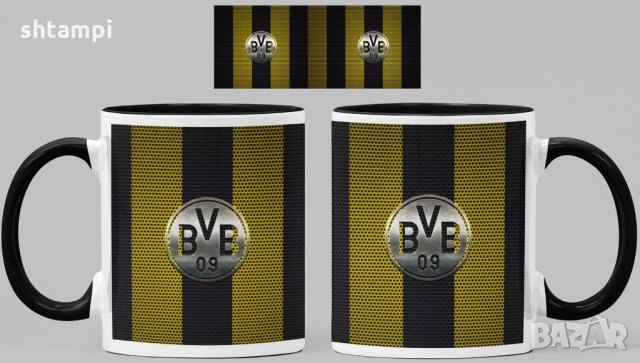 Чаша Борусия Дортмунд Borussia Dortmund Керамична, снимка 7 - Фен артикули - 34783925