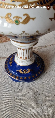 👑 Кралска китайска порцеланова ваза с капак 👑, снимка 7 - Вази - 50752146