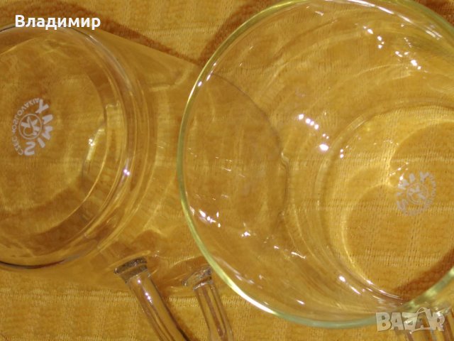 Стъклени чаши за топли напитки - "SIMAX" CZECHOSLOVAKIA, снимка 9 - Чаши - 41435437