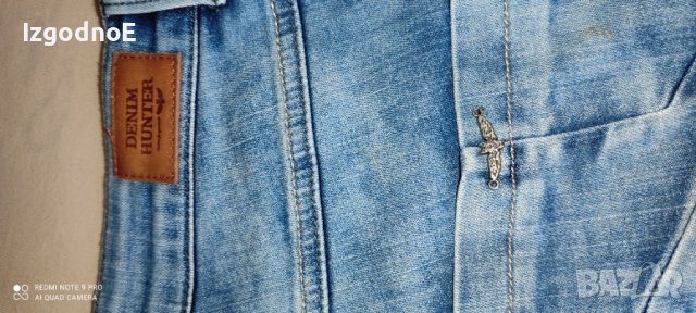 XL маркови къси дънкови гащи Denim Hunter , снимка 3 - Къси панталони и бермуди - 41340821