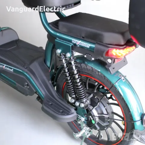 Електрическо колело-скутер EBZ 20 1200W/60V/20Ah - Зелено, снимка 8 - Мотоциклети и мототехника - 50094775