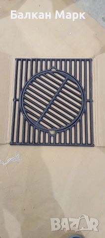 Чугунена скара Kingstone за грил – 2 части (едната счупена), снимка 3 - Други стоки за дома - 52874896