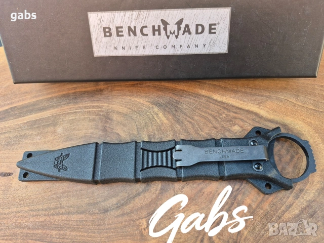 Нож Benchmade Socp Dagger с фиксирано острие и кания 176BK, снимка 9 - Ножове - 52867142