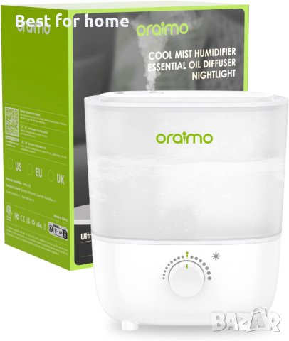 Овлажнители Oraimo 2.5 литра с ЛЕД светлина, снимка 1 - Овлажнители на въздух - 44211235