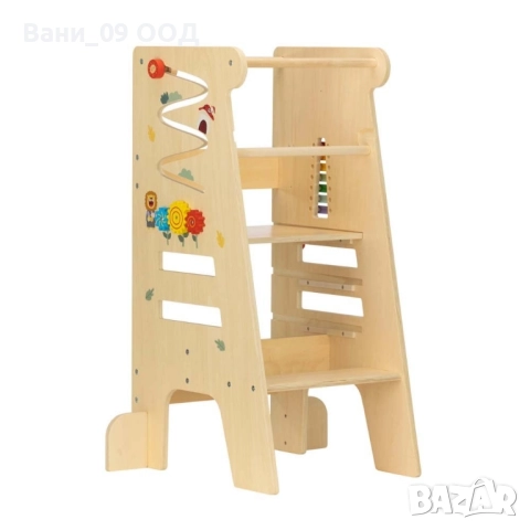 Детска кула "Монтесори" с различни активности, снимка 10 - Образователни игри - 51861761