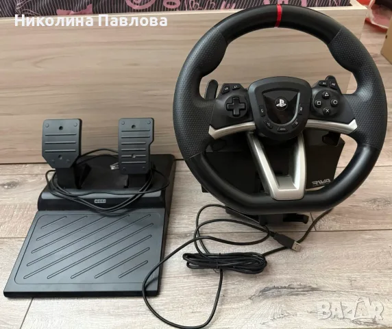 Волан с педали / Hori Racing Wheel, снимка 3 - Аксесоари - 55778289