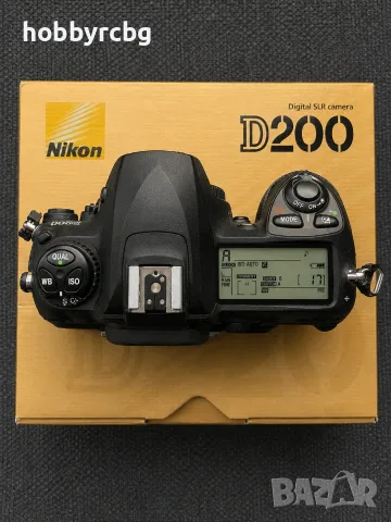 Nikon D200 DSLR – под 20 000 кадъра, пълен комплект, кутия, отлично състояние, снимка 5 - Фотоапарати - 55835946
