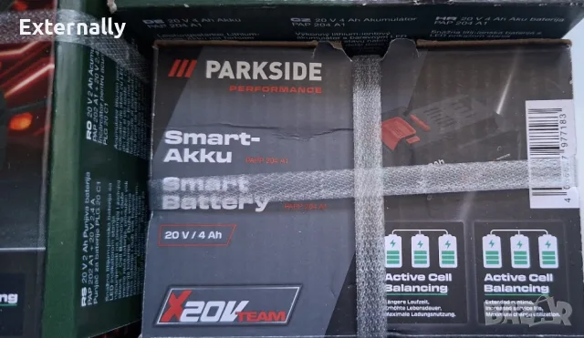 Батерии 20V - 2Ah, 4Ah, 8Аh, зарядни PARKSIDE X20V TEAM - Нови, снимка 3 - Други инструменти - 55476666