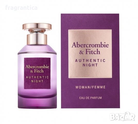Abercrombie & Fitch Authentic Night EDP 100 мл парфюмна вода за жени 2020, снимка 1 - Дамски парфюми - 39185298