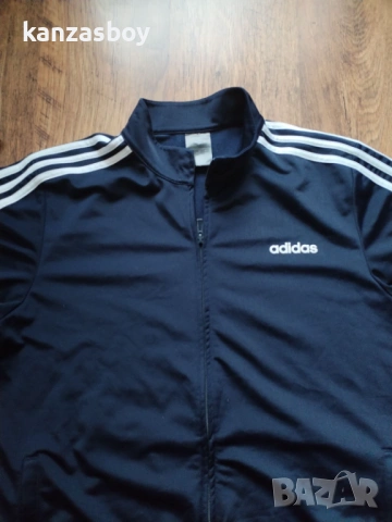 Adidas Essentials 3 Stripes - страхотно мъжко горнище КАТО НОВО Л, снимка 3 - Спортни дрехи, екипи - 53609902
