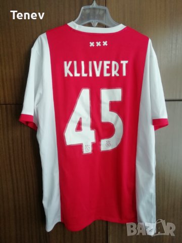 Ajax Amsterdam Justin Kluivert Adidas оригинална тениска фланелка 