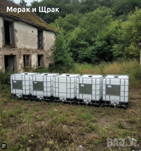 Продавам 1000-литрови бидони (IBC резервоар)., снимка 4 - Бидони, бурета и бъчви - 52877313
