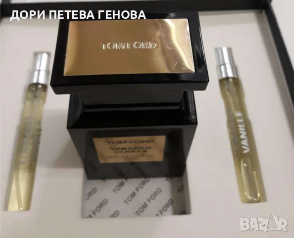 Tom Ford Tobacco Vanille EDP 100ml unisex GIFT SET Нов, снимка 4 - Унисекс парфюми - 51346200
