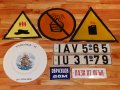 Емайлирани табели и стари регистрационни номера за автомобили и мотоциклети, снимка 3