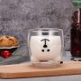2965 Стъклена чаша за кафе Мече Двустенна, снимка 6