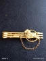 Позлатена стилна щипка за вратовръзка ретро стил 30850, снимка 3