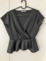 Черна блуза, снимка 1 - Блузи с дълъг ръкав и пуловери - 42388682