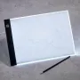 Coolzon LED светлинна дъска за копиране, A4 Осветителна кутия за очертаване, снимка 9